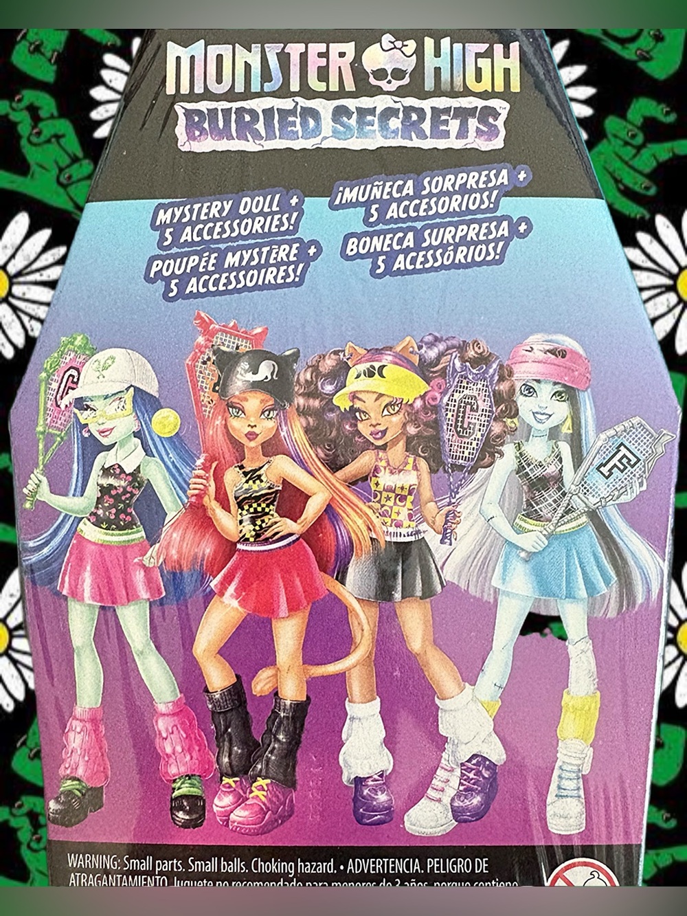 Monster High Buried Secrets Mystery Doll Coffin Box - New and Sealed MATTEL